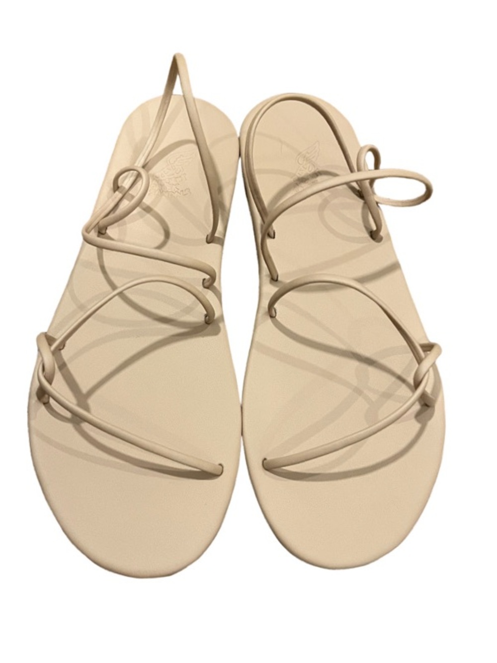 Ancient Greek Sandals Minimalist Strappy Women's Sandals in tan